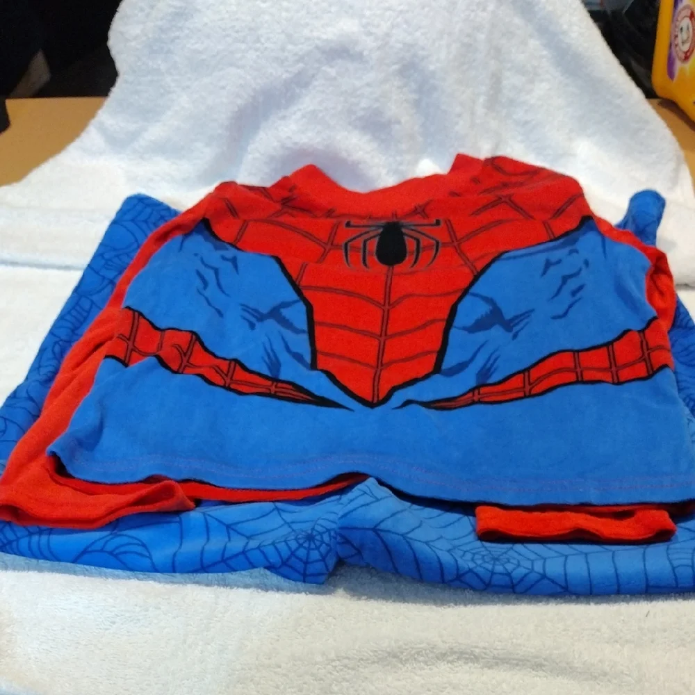 Marvel Spiderman Halloween Pajamas in Red and Blue - Picture 1 of 5